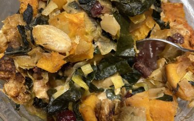 Butternut Squash, Kale (Or Spinach) And White Bean Ragout (Vegan)