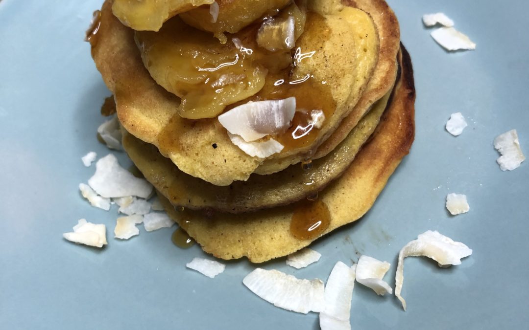 Plantain Coconut Pancakes