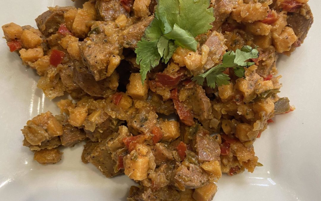 Sweet Potato And Sausage Hash