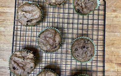 Vegan Banana Chocolate Chip Muffins