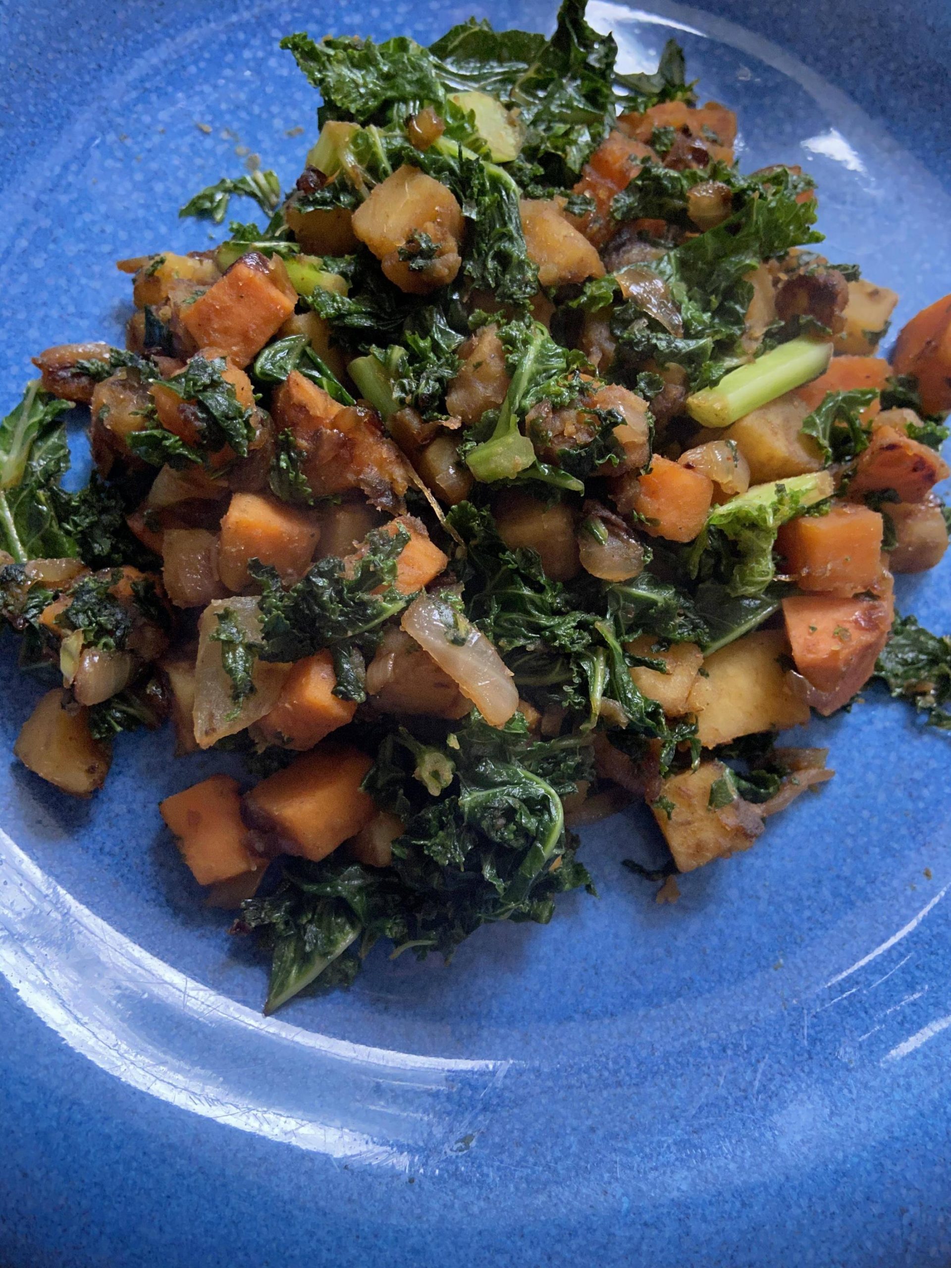 Sweet Potato Kale Hash (Vegan) | Empower Fitness