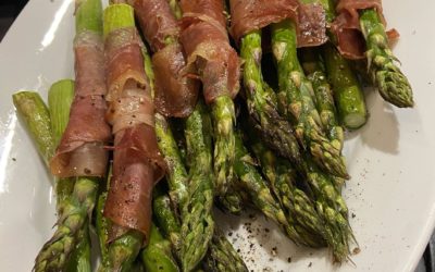 Roasted Prosciutto Wrapped Asparagus