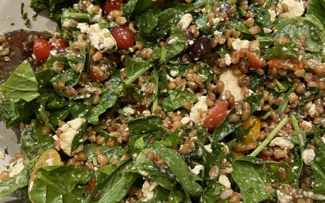 Mediterranean Wheat Berry Salad